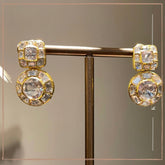 Classic White Polki Earring
